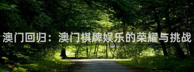 汇富娱乐注册：澳门回归：澳门棋牌娱乐的荣耀与挑战