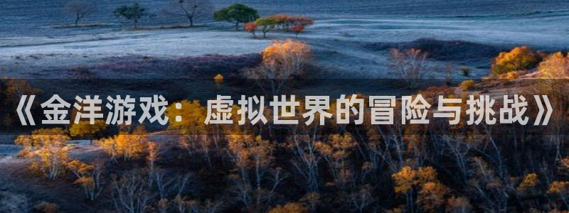 壹号大舞台怎么注册：《金洋游戏：虚拟世界的冒险与挑战》